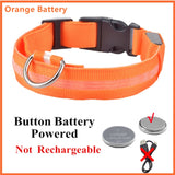 Rechargeable LED Glowing Adjustable Flashing Luminous Dog & Cat Collar