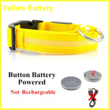 Rechargeable LED Glowing Adjustable Flashing Luminous Dog & Cat Collar